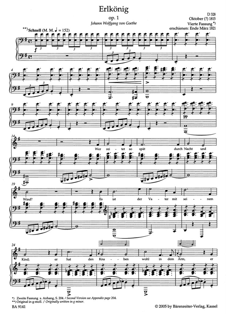 Lieder, Volume 1